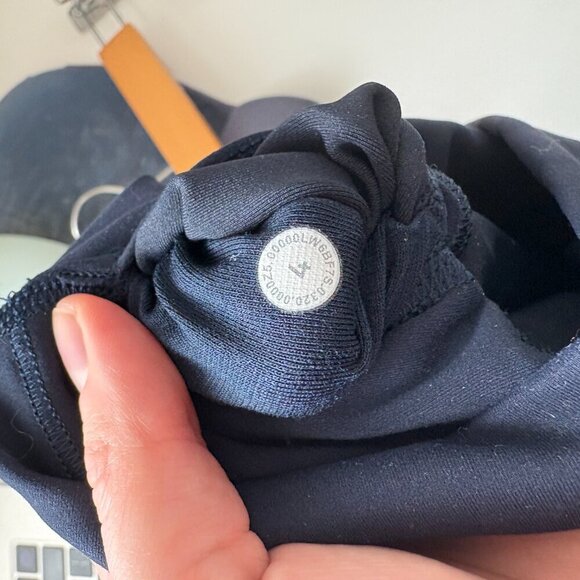 Lululemon Wunder Train High-Rise Crop Legging 21" True Navy  Size 4 - Picture 6 of 6